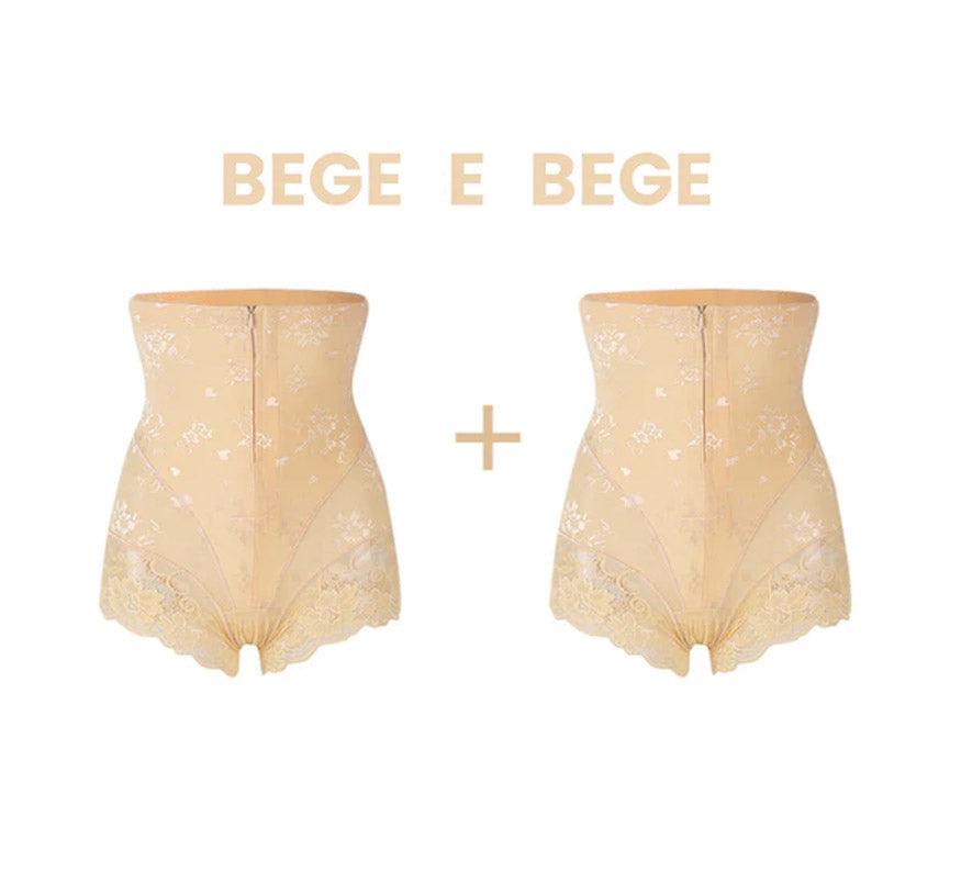 Stylish slim-fit shorts with body-shaping effect