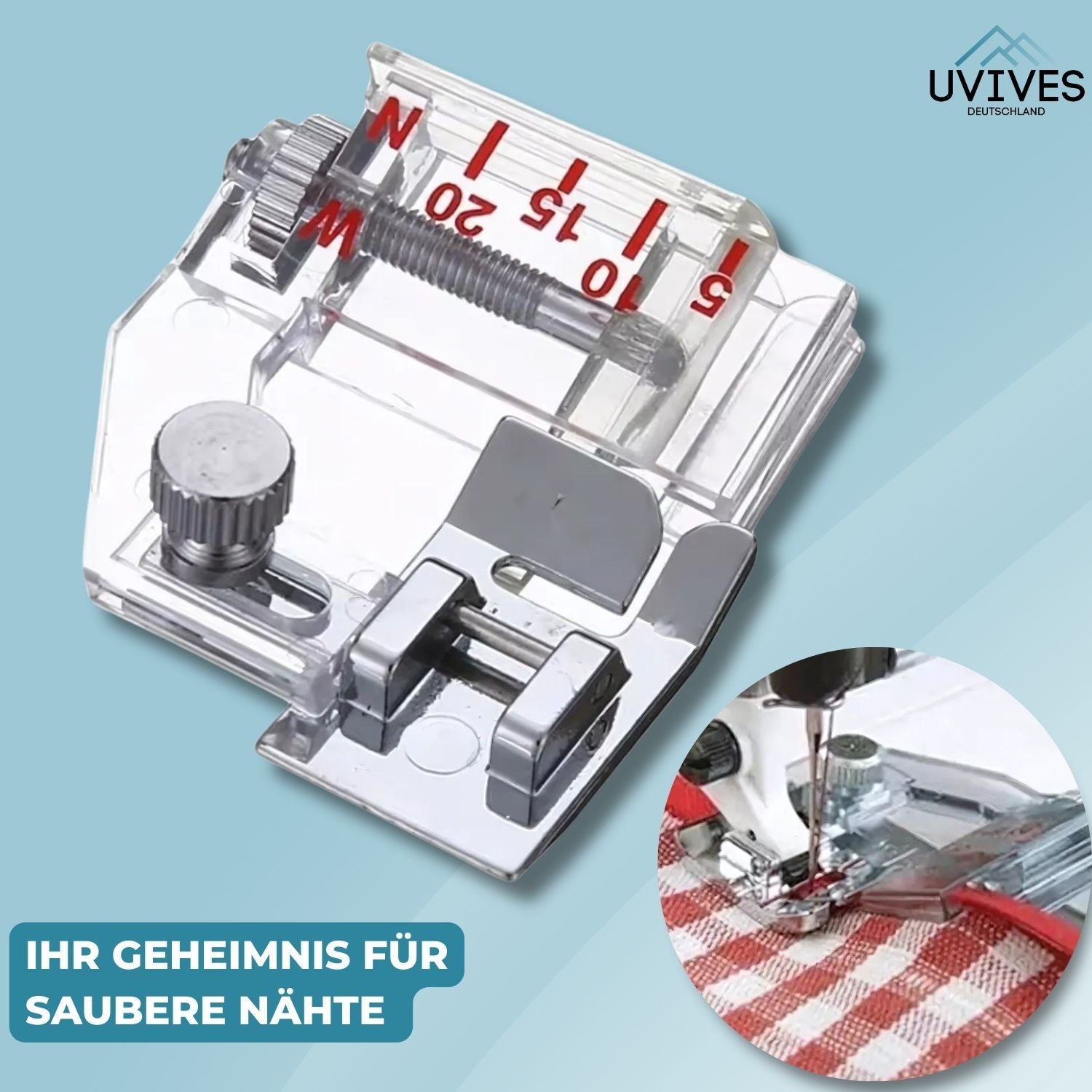Edge Enchantment - Adjustable Bias Binder Foot for Sewing Machines