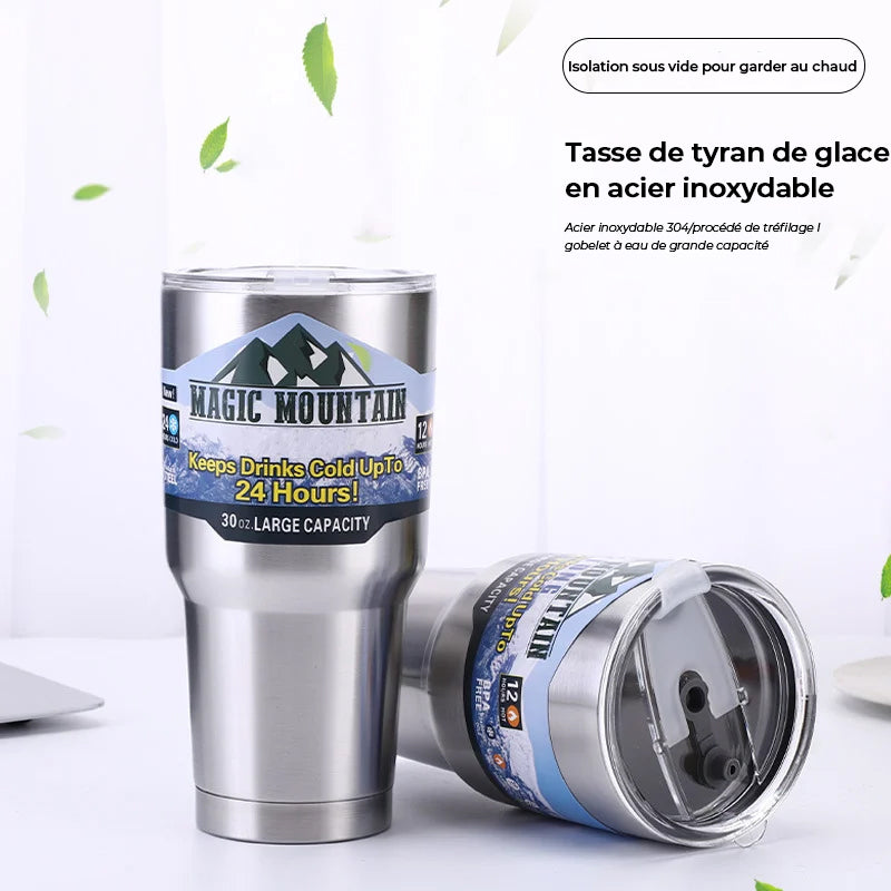 Isolierte Edelstahl-Trinkflasche | AquaPro