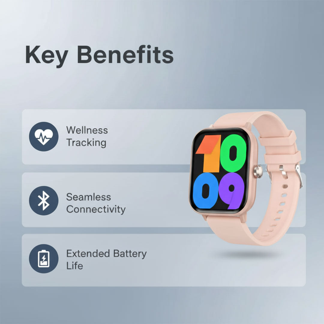 Intelligente Fitnessuhr - Gesundheitsüberwachung - Bluetooth-Verbindung