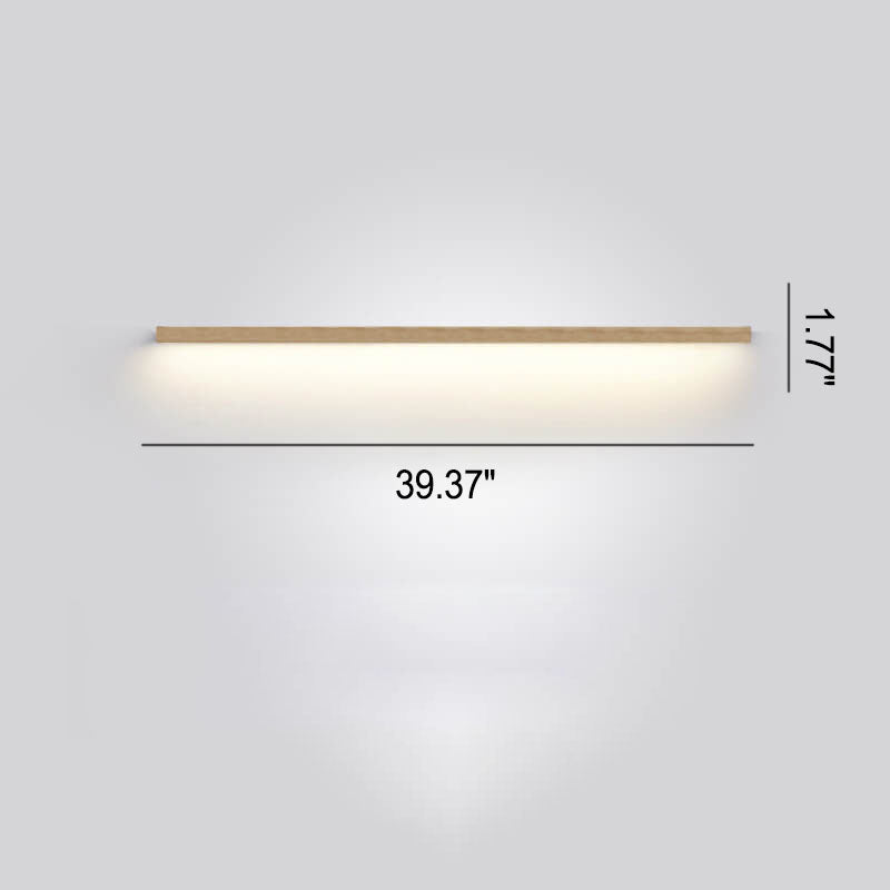 Lumosia | Elegante LED-Wandlampe aus Massivholz | Stilvolle Akzentbeleuchtung