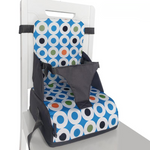 Tragbarer Hochstuhl für Babys – Reise-Sitzerhöher mit Gurt und Tasche