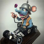Große Monsterstatue mit wütendem Mund