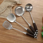 Elegantes Küchenutensilien-Set aus Edelstahl | 6-teilig