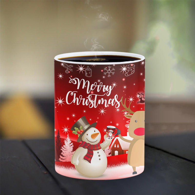 Farbwechselnder Thermobecher für Weihnachten