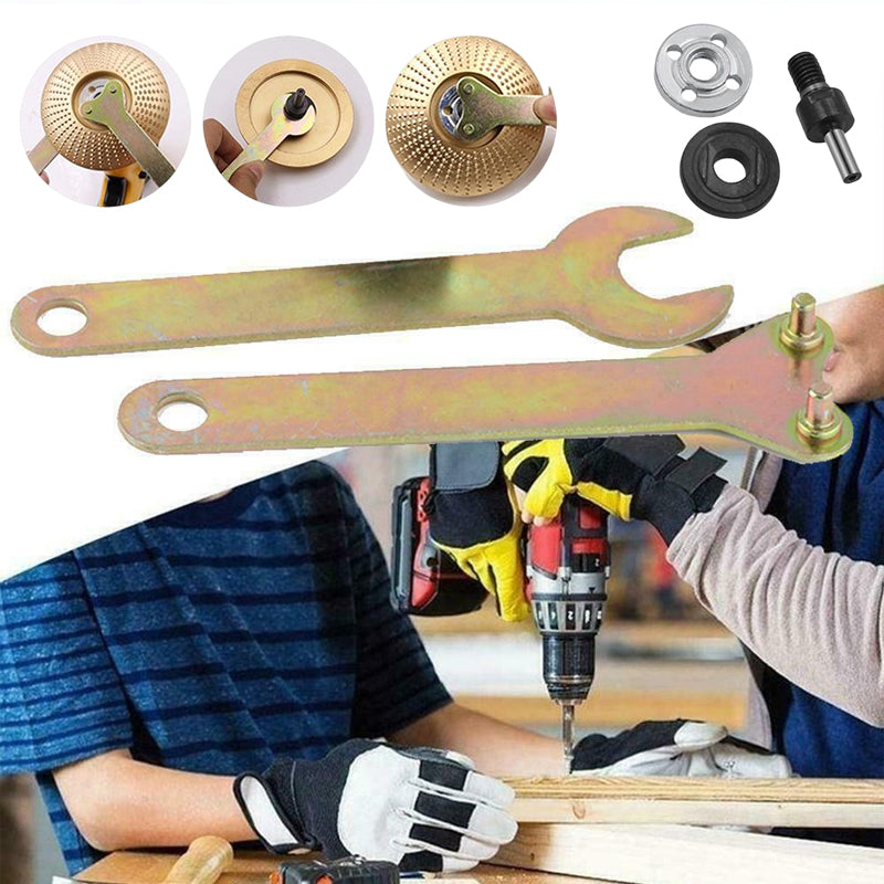 Set mit Verbindungselementen für elektrische Bohrmaschine und Winkelschleifer