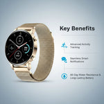 Elegante Smartwatch für Damen - Gesundheit und Konnektivität im Blick
