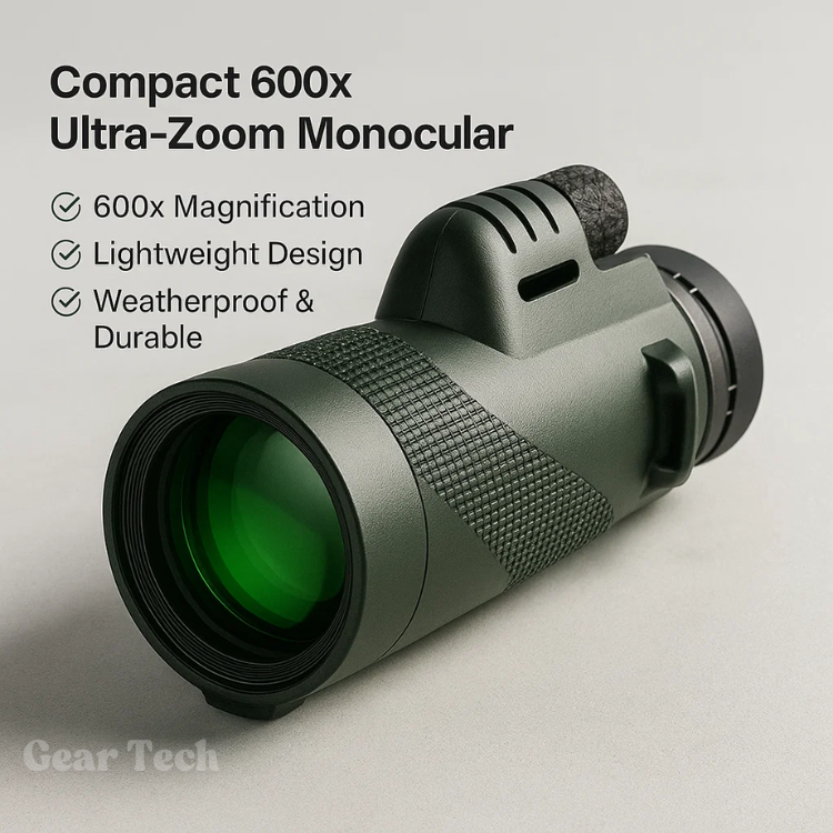 AussichtsGenie | 600x Kompaktes Teleskop mit Ultra-Zoom | Leicht, HD-Optik und Ideal für Outdoor-Aktivitäten