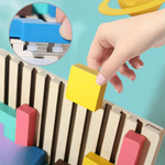 Buntes Tetris Holzspielzeug – Kreatives Bauvergnügen ab 5 Jahren