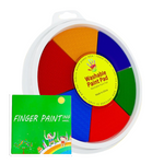 Set mit Fingerfarben für Kinder
