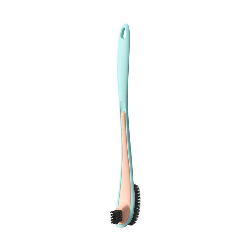 Zweiseitige Toilettenreinigungsbürste mit Flockung