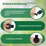 Sichere Befestigungsclips für Sonnensegel - 50 Stück