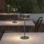 Cordless Solar Table Lamp with Dimmer and 3 Light Colors