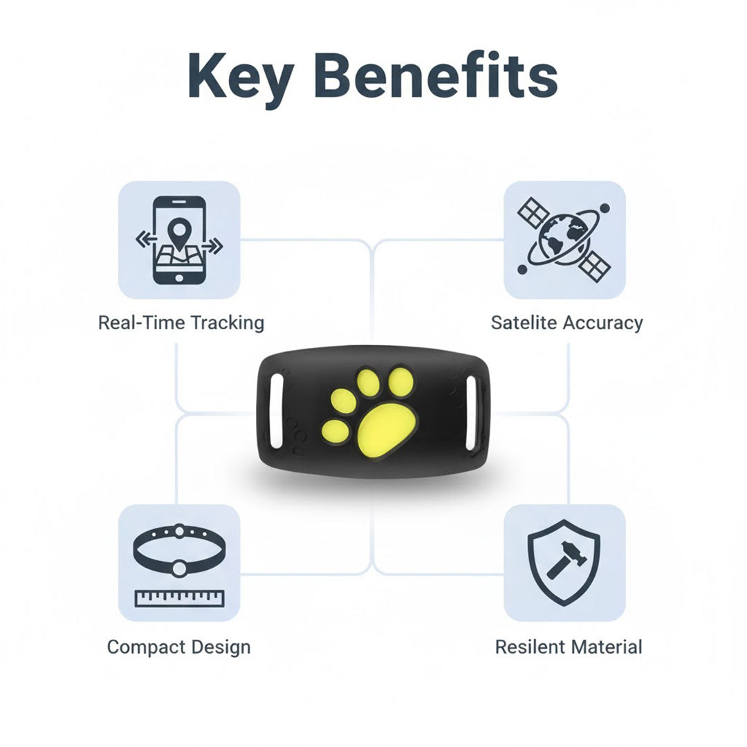 Intelligentes Katzenhalsband mit GPS-Tracking – Immer im Blick