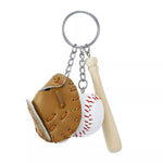Kreativer Schlüsselanhänger im Baseball-Design