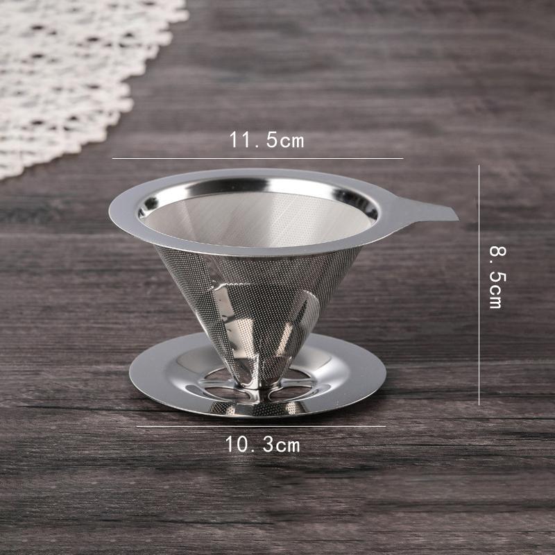 KaffeeGenuss Edelstahlfilter | Wiederverwendbar | Ø 11,5–12,5 cm