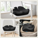 Ergonomisches Sitzkissen aus Memory-Schaum mit rutschfester Unterseite
