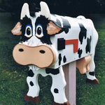 Country Life Mailbox | Charming Design | Weatherproof Metal | 20x20x10 cm