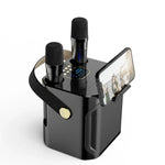 Kabelloser Karaoke Lautsprecher mit Doppel-Mikrofonsystem