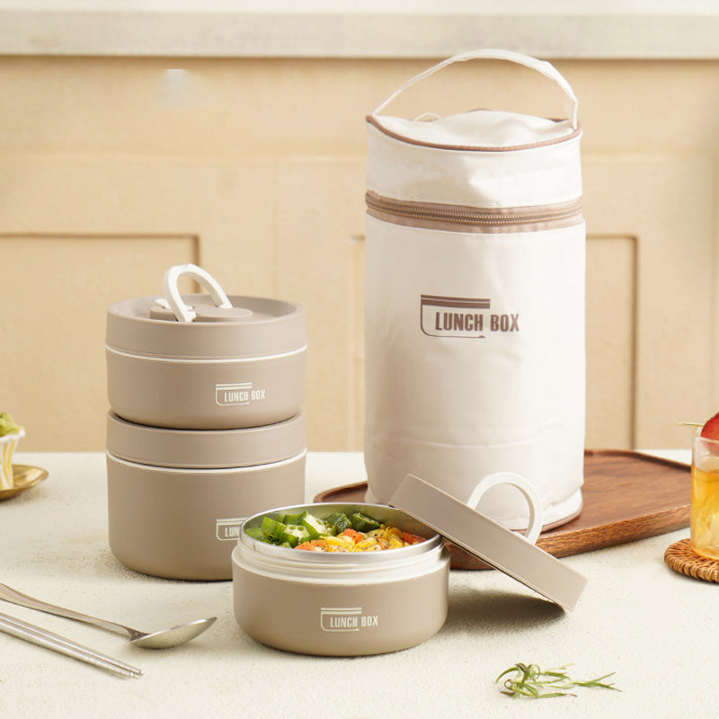 Isolierte Edelstahl-Lunchbox für Unterwegs | MealGuard