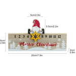 Holzspielzeug Weihnachts-Mobile mit Santa Claus Kalender Ornament