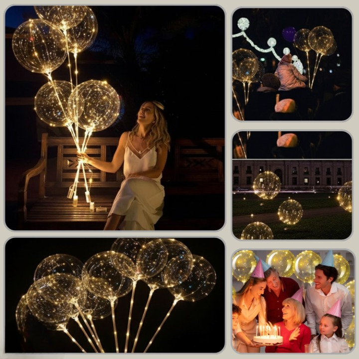 Leuchtende Ballons - 10er Set für stimmungsvolle Anlässe