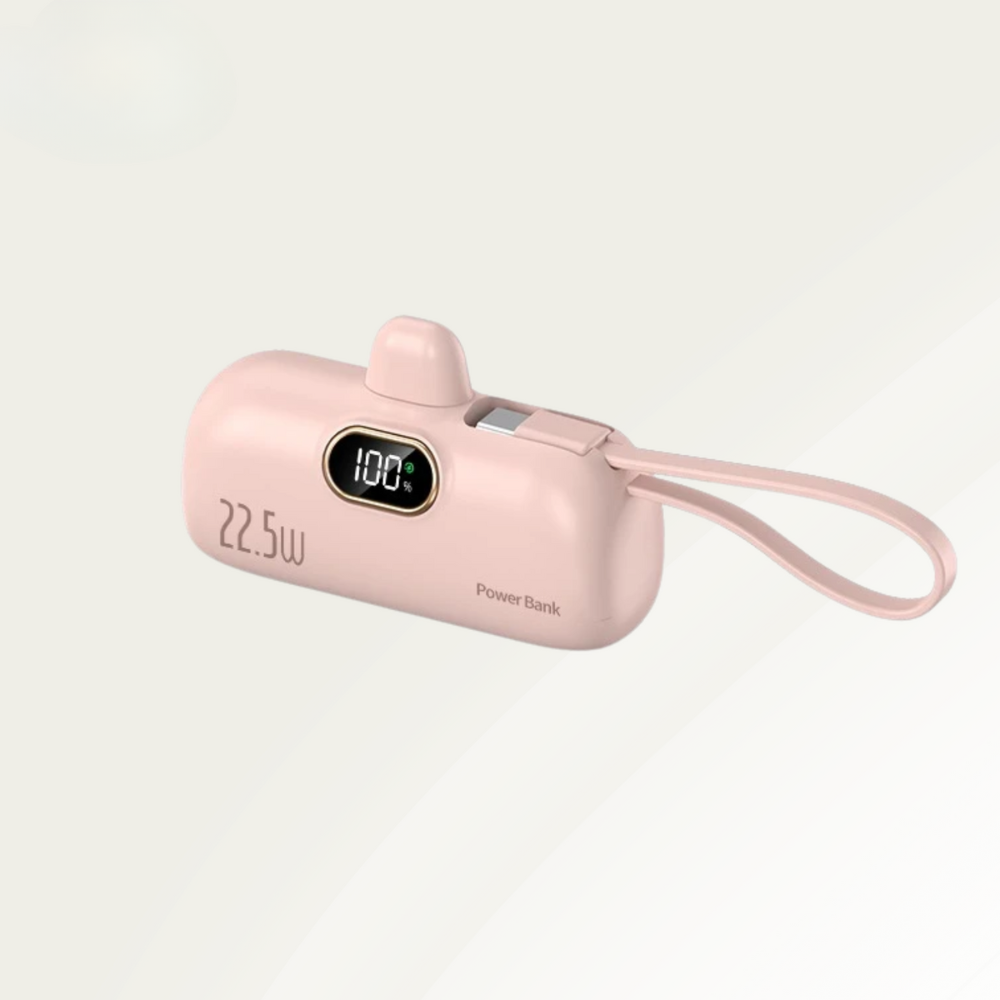 Practical 5000mAh Power Bank with 22.5W Fast Charging