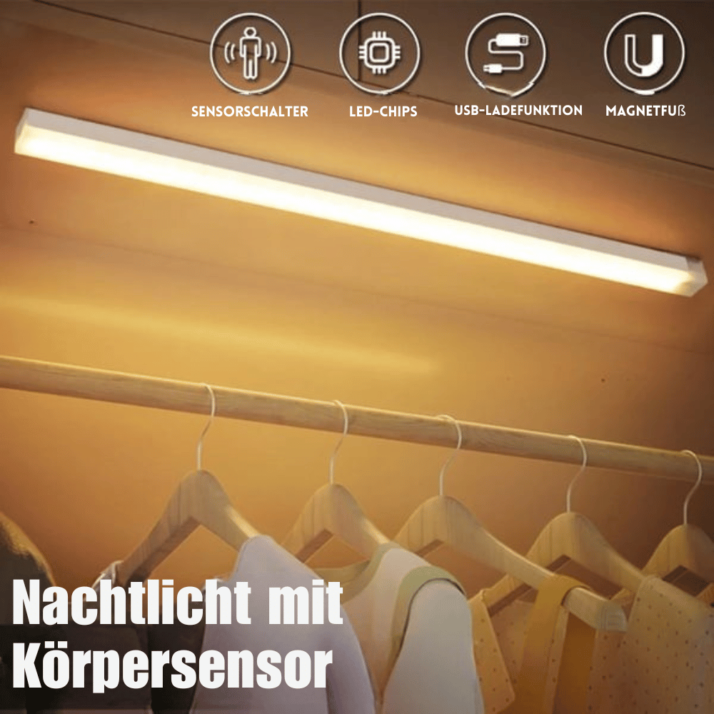 Bewegungsgesteuerte LED-Leuchte mit Magnetbefestigung