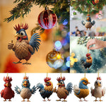 Charmante Huhn-Dekorationsanhänger | Neuheiten