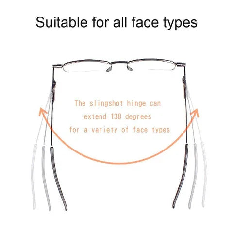 Kompakte Falt-Lesebrille für Herren und Damen