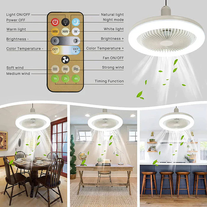 Deckenventilator mit integrierter Beleuchtung - LumiBreeze