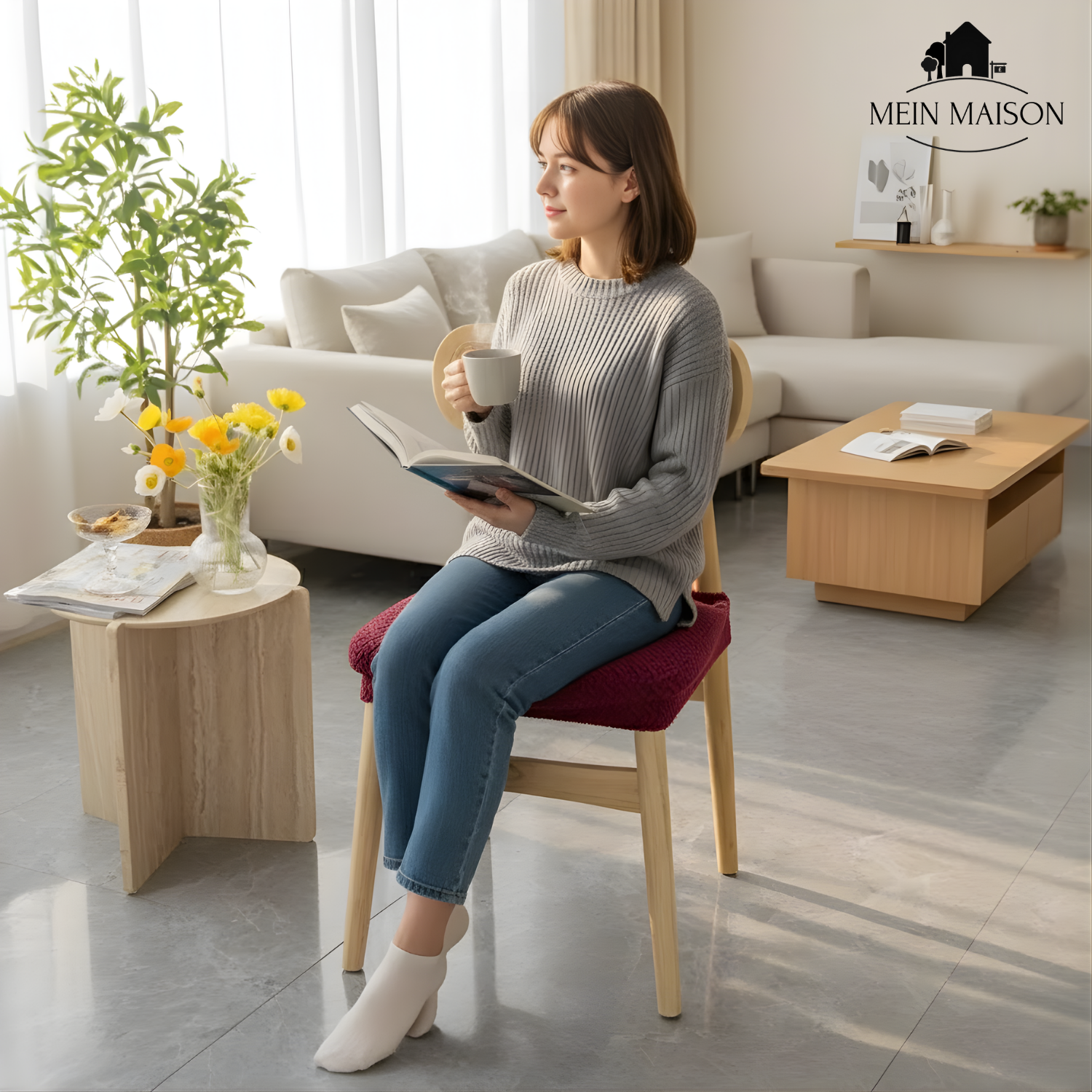 4-piece set | Elegant chair covers to protect and enhance your home
