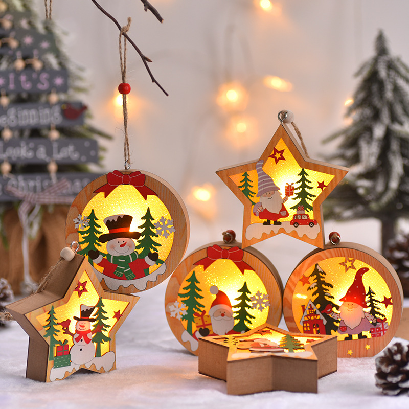 Hängende Lichtbox für Weihnachtsbaumdekoration