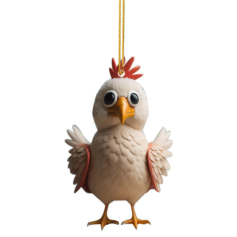 Charmante Huhn-Dekorationsanhänger | Neuheiten
