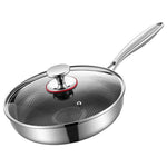 Hochwertige Edelstahl-Pfanne für exzellentes Kochen