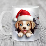 Tiermuster Weihnachtsbecher