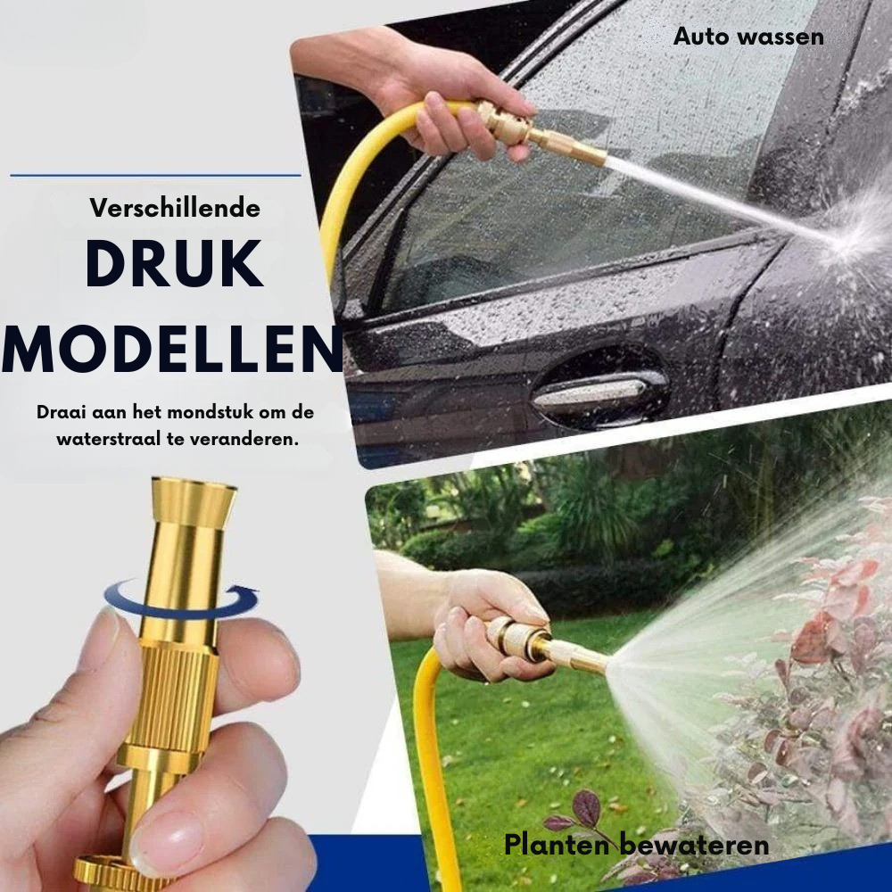 Einstellbare Hochdruck-Spritzdüse mit Montageset