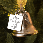 Schmuckanhänger für Weihnachtsbaum – Engel Flügel Glocken Dekoration