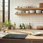 High-Quality Cutting Board with Protective Edge – Non-Slip Kitchen Board