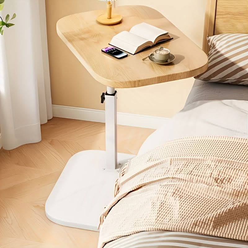 Flexibler Beistelltisch – Holz & Metall für Sofa oder Bett