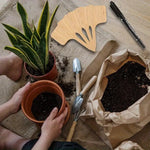 Plant care made easy with flexible wooden markers