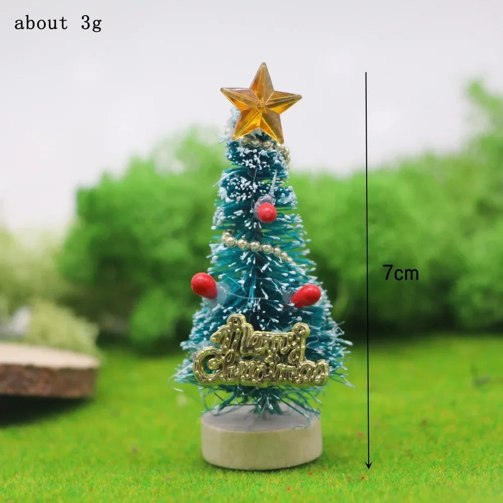 Festive Miniature Tree | Handcrafted from cedar and pine | Table decoration & Christmas figurine 4.5–13 cm