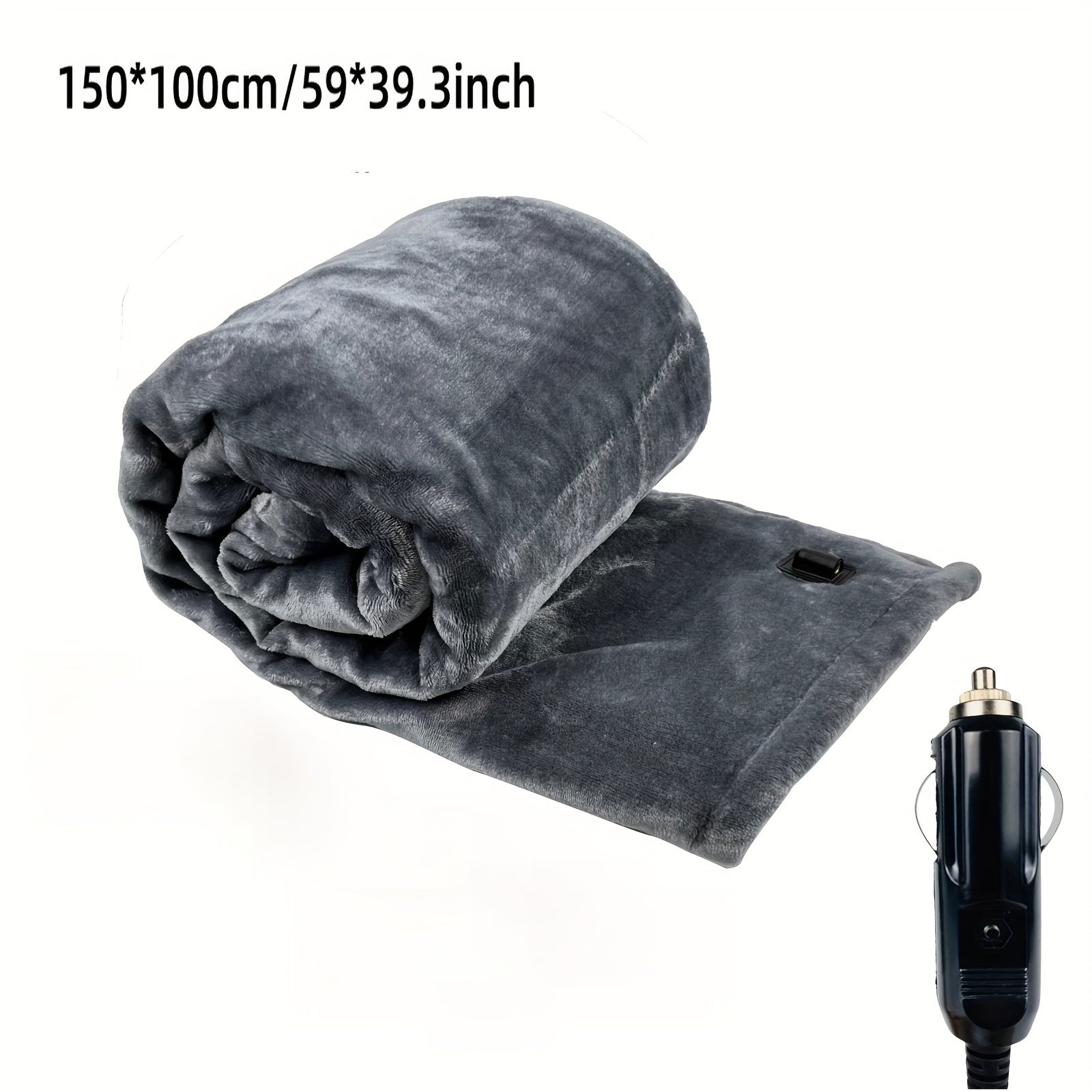 12V beheizte Fleece-Decke für Auto und Camping – Komfort für kalte Tage
