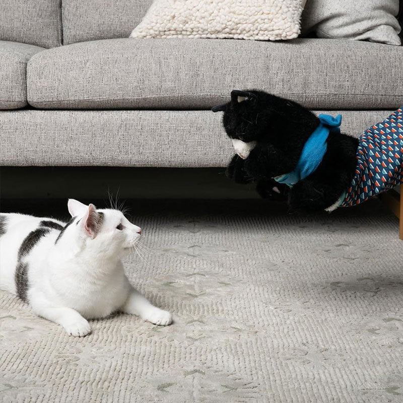 Katzenspielhandschuh mit Kuscheltier – Sicheres Spielvergnügen