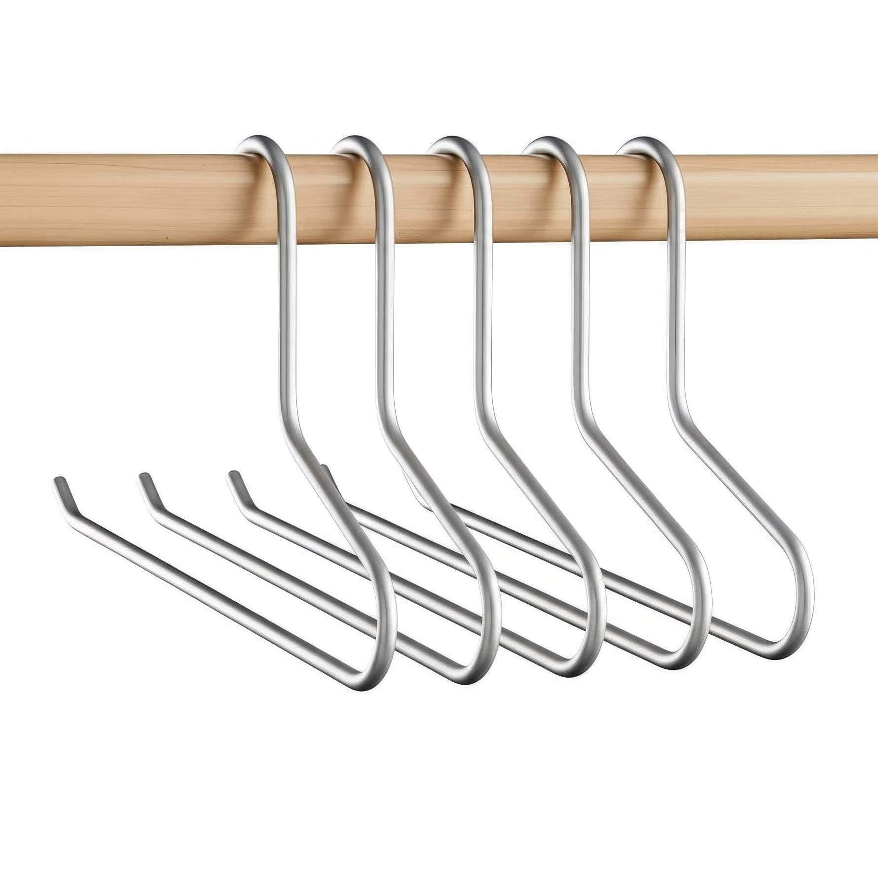 Stylish Metal Hanger Set – 5 Pieces for Your Wardrobe