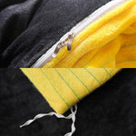 Cozy Corduroy Velour Duvet Cover Set for Winter