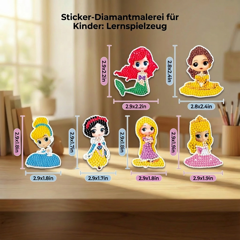 Diamantmalerei Aufkleber für Kinder