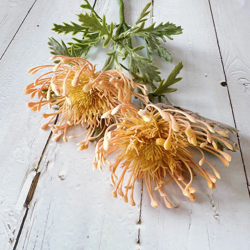 Elegant Art Chrysanthemum 38 cm | Realistic 10 cm Bloom