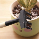 PflanzenHeld Mini Garden Tool Set | 3-piece Set | Ergonomic Trowel & Rake | Robust and Durable