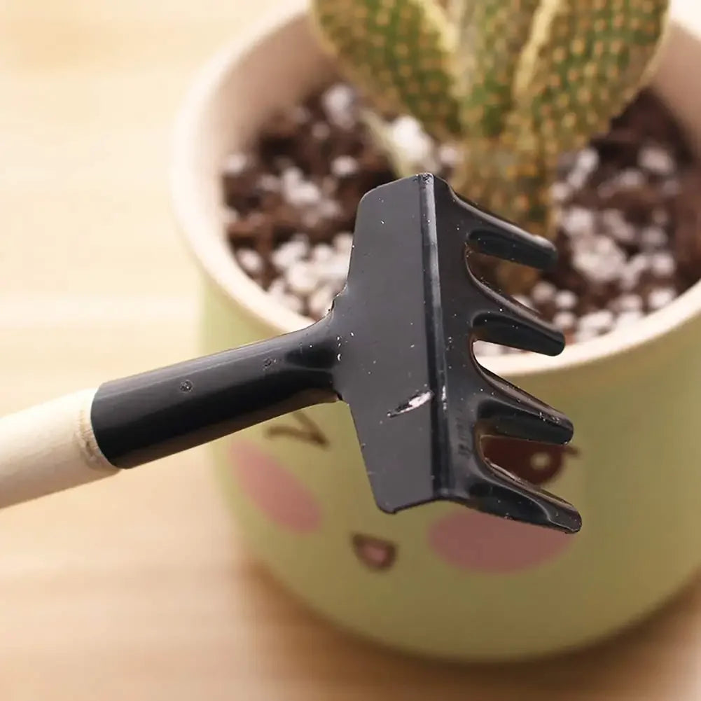 PflanzenHeld Mini Garden Tool Set | 3-piece Set | Ergonomic Trowel & Rake | Robust and Durable